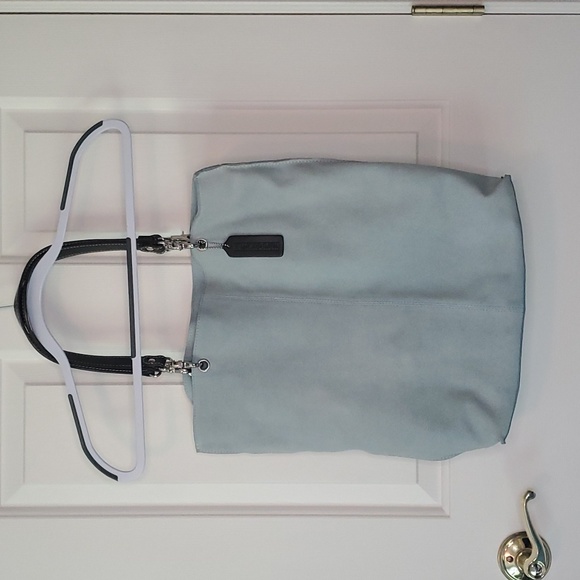 Blue Suede J. McLaughlin tote - Picture 2 of 6